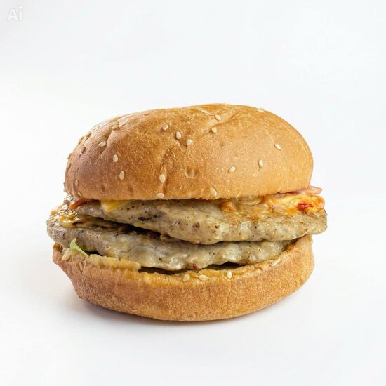 Чизбургер куриный двойной