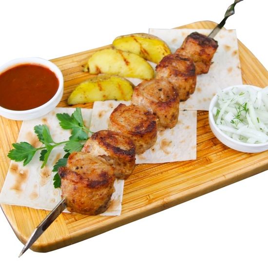Шашлычные рулетики из курицы