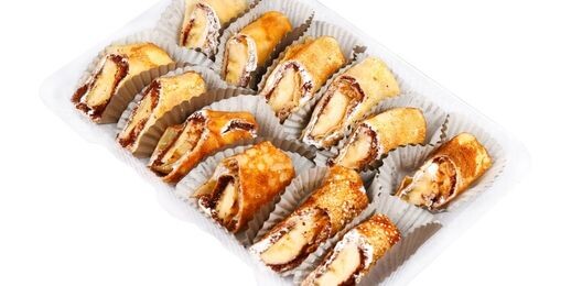 Блинчики с бананом и шоколадом (3 порц)