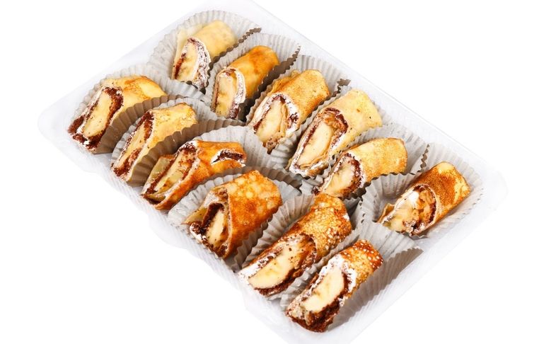 Блинчики с бананом и шоколадом (3 порц)