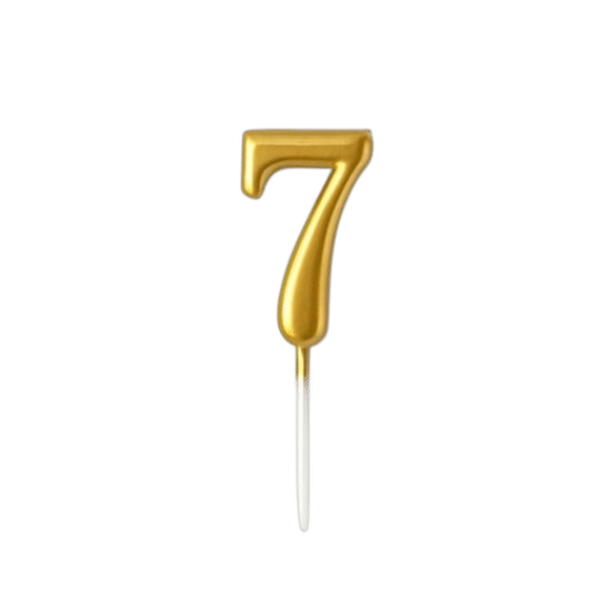 Свечи Золото 7