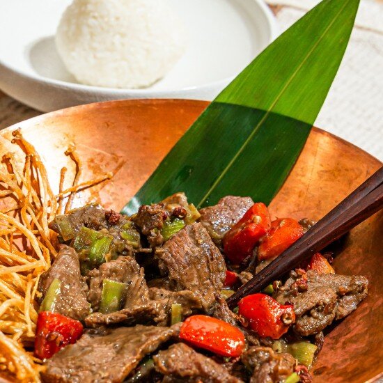 Телятина с сычуаньским перцем