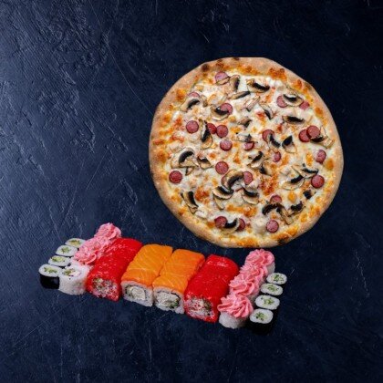 Комбо "Сет ЛАЙТ + пицца 21 см на выбор"