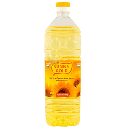 Sunny Gold, бут 1л, масло подсолнечное рафинированное дезодорированное вымороженное  первый сорт