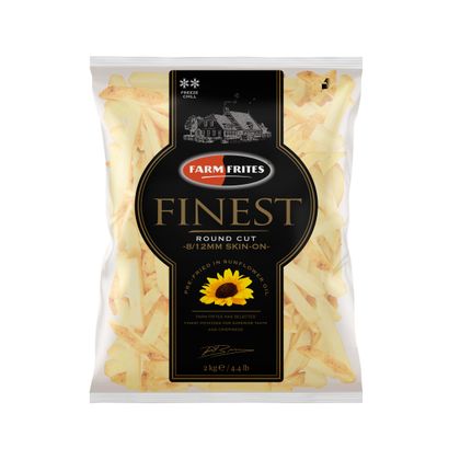 КАРТОФЕЛЬ ФРИ ЗАКРУГЛЕННЫЙ С КОЖУРОЙ 8/12 FF FINEST EP, 6Х2000 Г. FARM FRITES