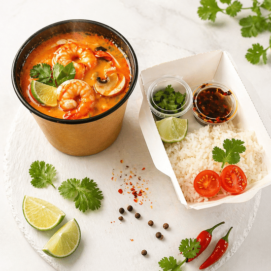 Том Ям с креветками