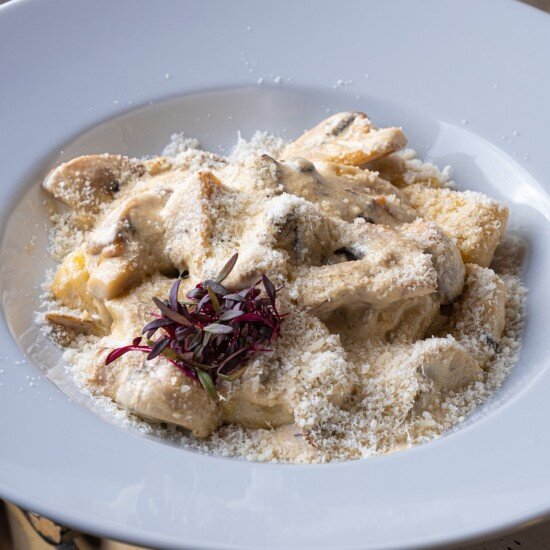 Картофельные ньокки в сливочном соусе