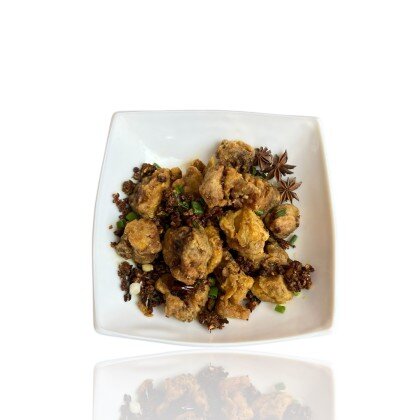 Курица кусочками в пряно остром