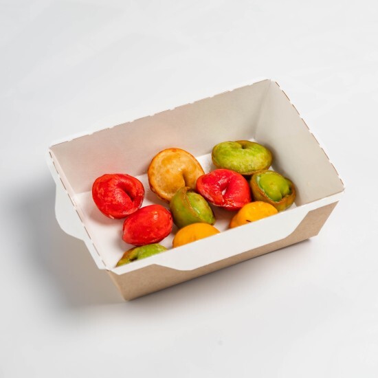 Пельмени цветные с бульоном/жареные