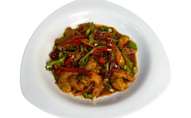 Креветки в ароматно-остром соусе