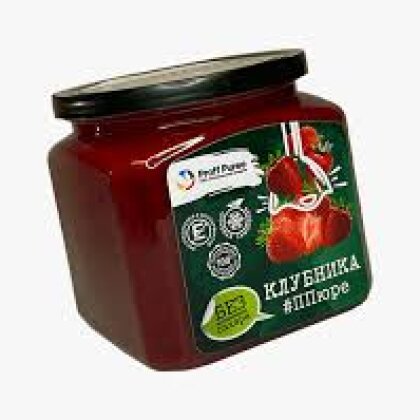 Proff Puree Клубника без сахара, 500гр