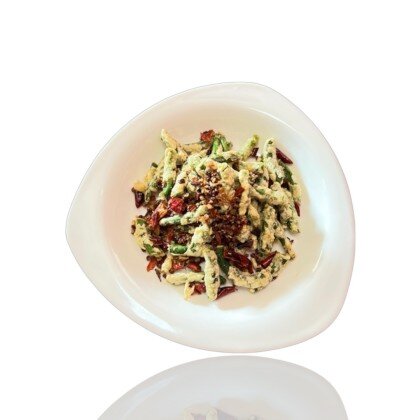 Стручки фасоли в пряно остром