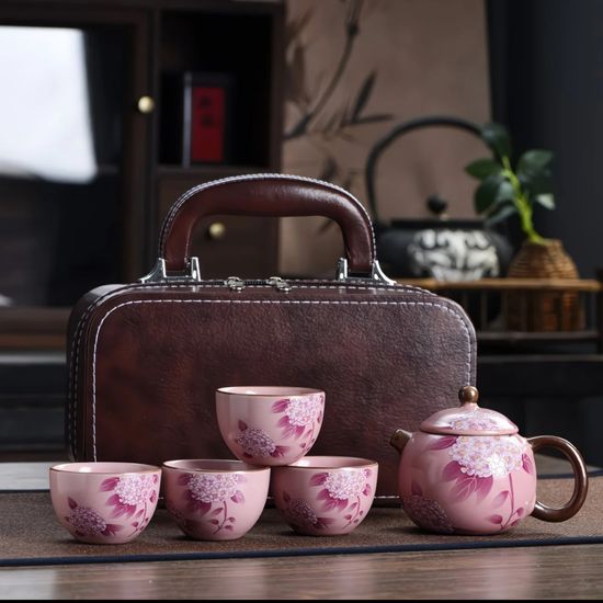 Мини набор розовые цветы