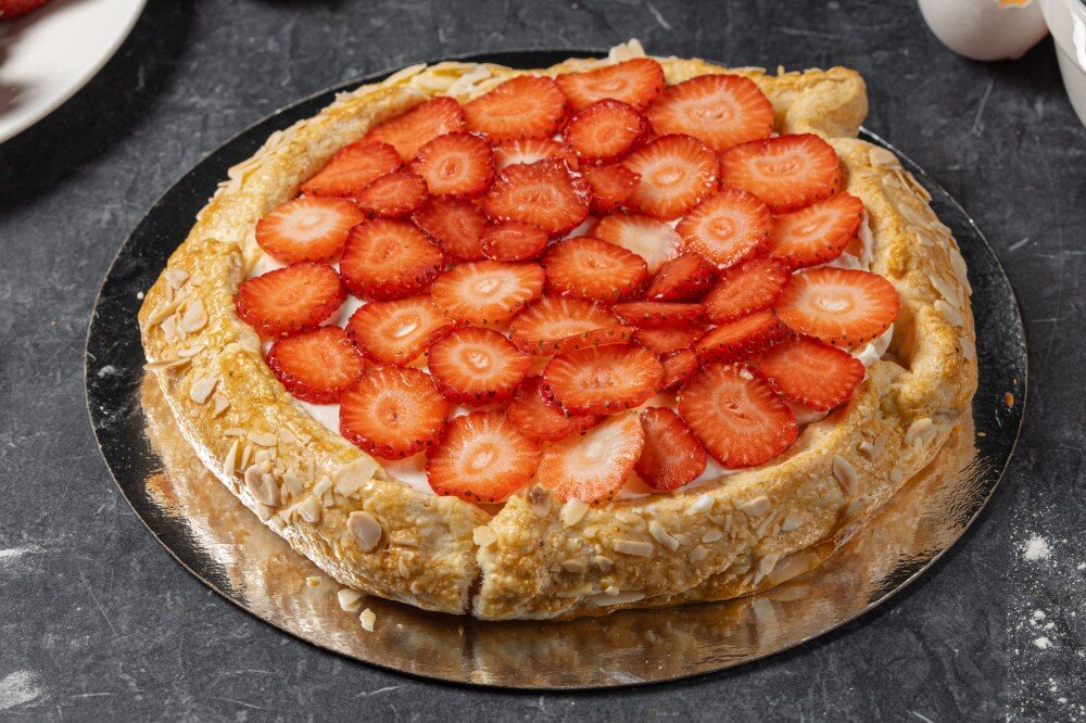 Клубничная галета