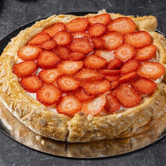 Клубничная галета