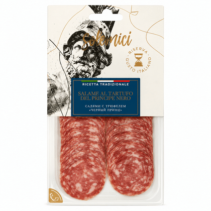 Колбаса с/в n/c Salame "AL Noce" (Салями "С орехами") Solemici серв.нар (0,070кг) упак 8шт