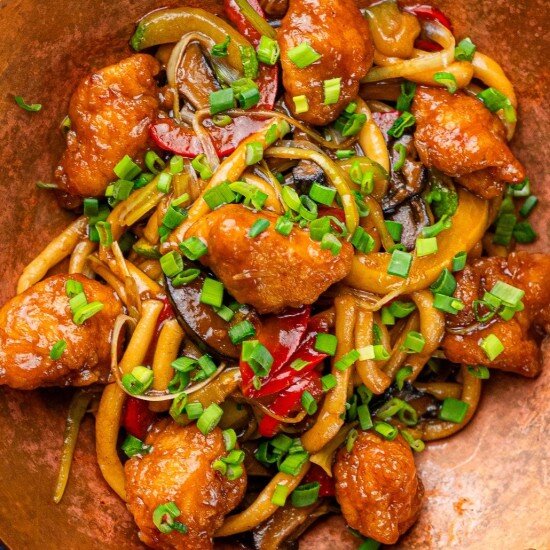 Лапша вок с цыпленком