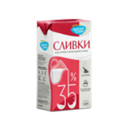 КРЕМ СЛИВОЧНЫЙ  УЛЬТРАПАСТЕРИЗОВАННЫЙ "СЛИВКИ ДЛЯ ВЗБИВАНИЯ" С МАССОВОЙ ДОЛЕЙ ЖИРА 35% ТЗ "ЧУДСКОЕ ОЗЕРО" УПАКОВКА 1,0 ЛИТР