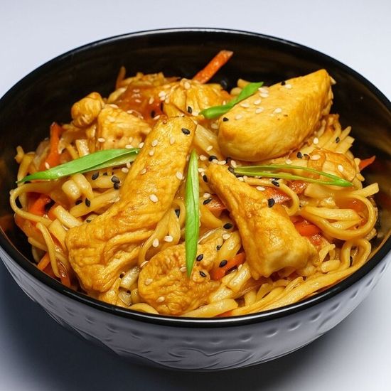Wok с курицей