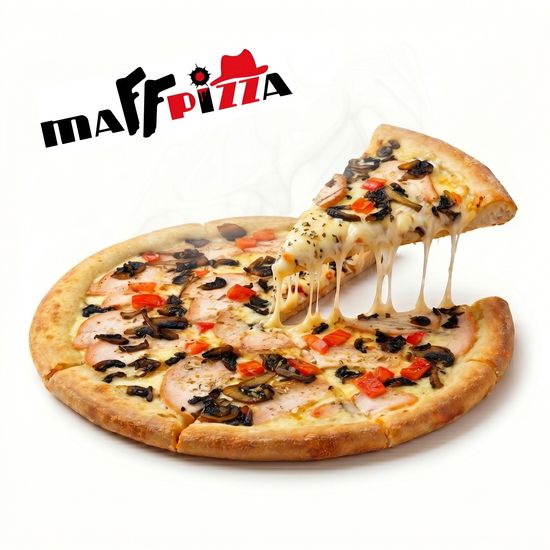 Пицца КУРИЦА КОПЧЕНАЯ и ГРИБЫ