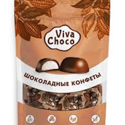 Конфеты шоколадные без содержания сахара "Viva Choco Royal" (светлые) 65гр