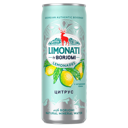 Лимонад Borjomi цитрус 0.33л жб