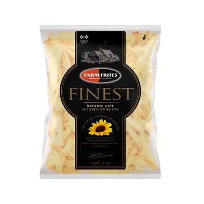 КАРТОФЕЛЬ ФРИ ЗАКРУГЛЕННЫЙ С КОЖУРОЙ 8/12 FF FINEST EP, 6Х2000 Г. FARM FRITES