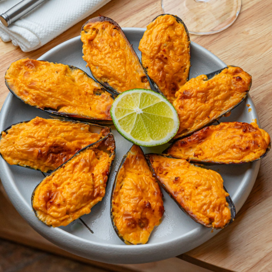 Запеченые мидии