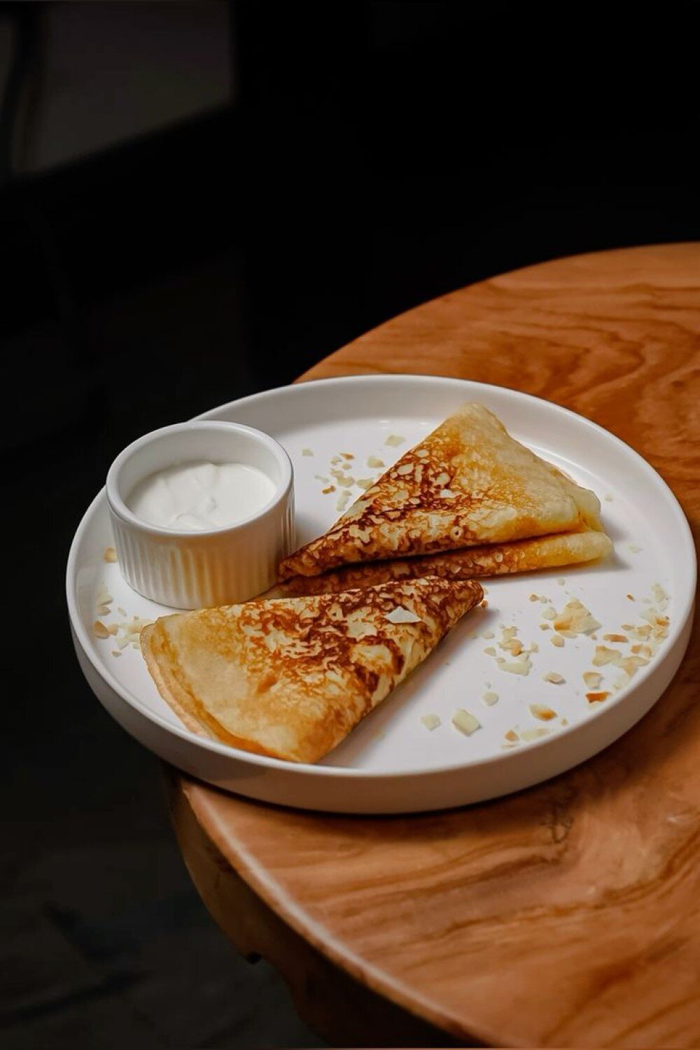 Блинчики с творогом (2 штуки)