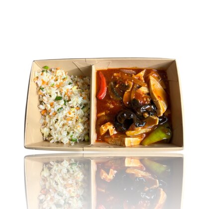 Тофу с овощами