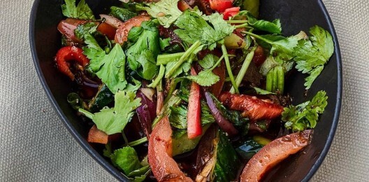 Баклажаны с овощами