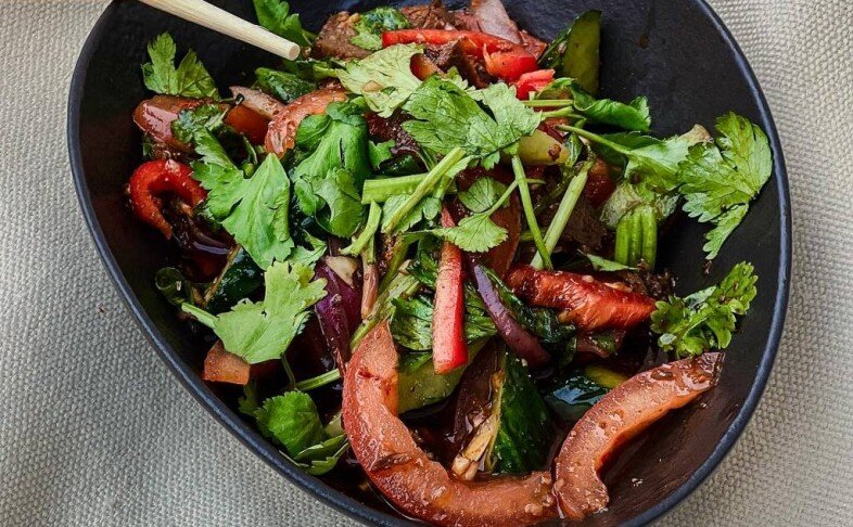 Баклажаны с овощами