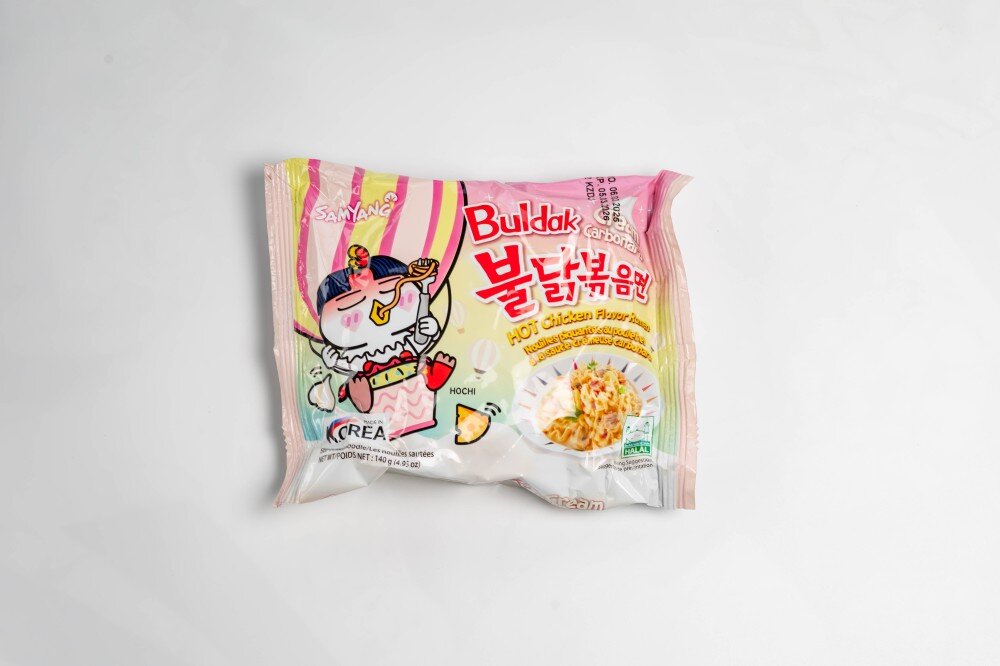 Лапша Бульдак Карбонара крем мяг