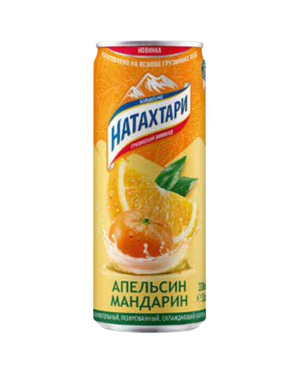 Лимонад Натахтари апельсин и мандарин 0.33л жб
