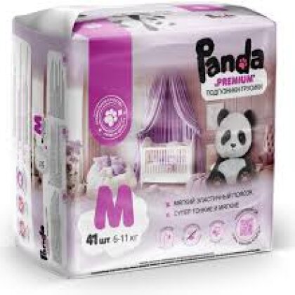Подгузники-трусики Panda Premium M (41 шт/6 упак)