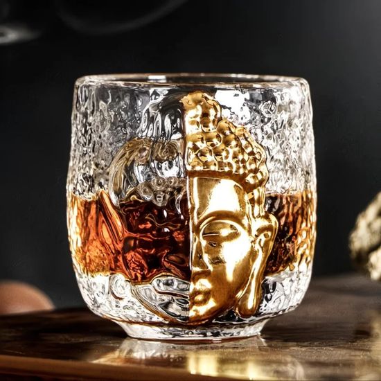 Пиала хрустальный кубок Будда