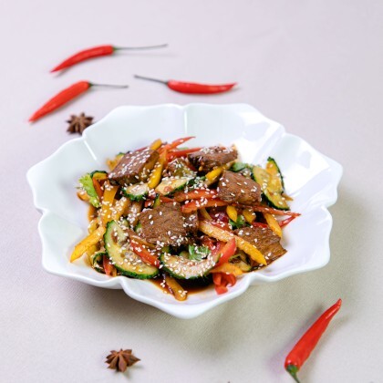 Салат Пекинский с говядиной