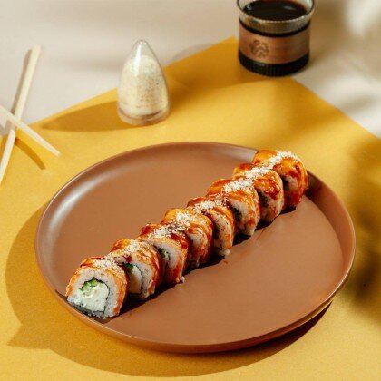 Karamel qızılbalıq ilə