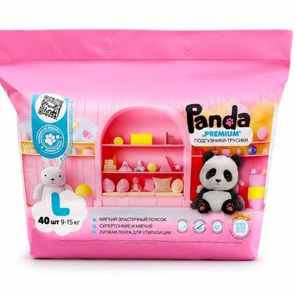 Подгузники-трусики Panda Premium M (41 шт/6 упак)