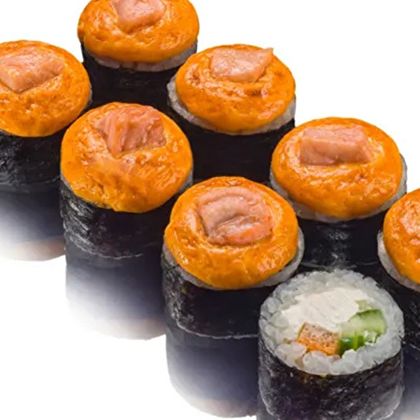 Острый с лососем