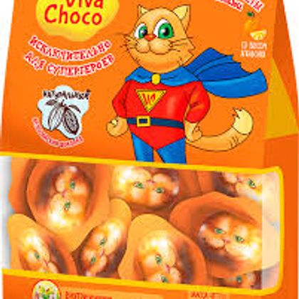 Конфеты шоколадные с кремовой начинкой "Viva Choco Cat" коробка 120гр
