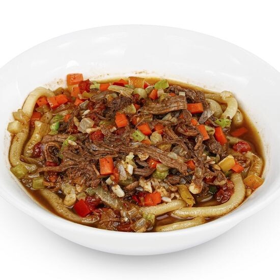 Лагман с рваным мясом