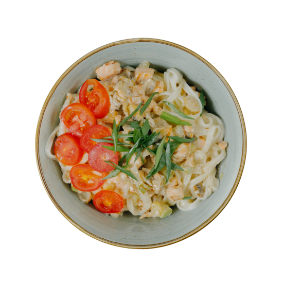 WOK с Лососем