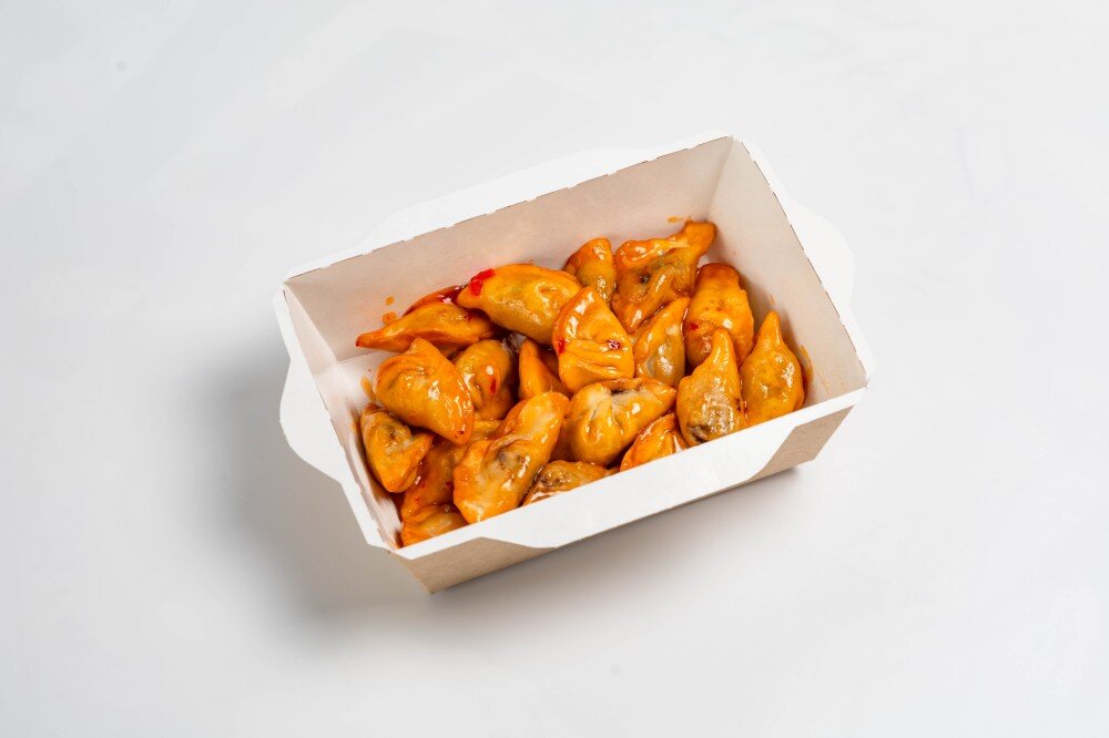 Цзяоцзы с говядиной и зелёным луком