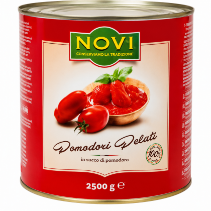 Томаты очищенные  NOVI  2500гр