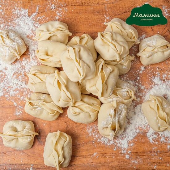 Манты с курицей и картофелем