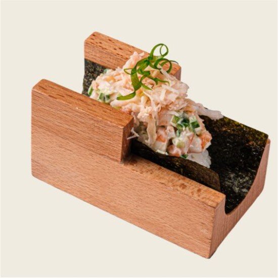 Открытый ролл с крабом и креветкой  2 шт