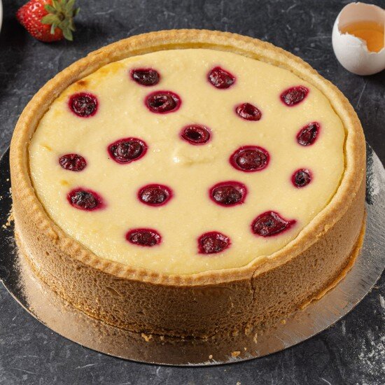 Творожно-вишневый пирог