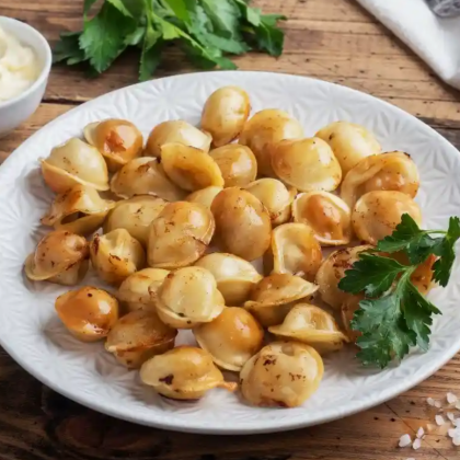 Пельмени с креветками