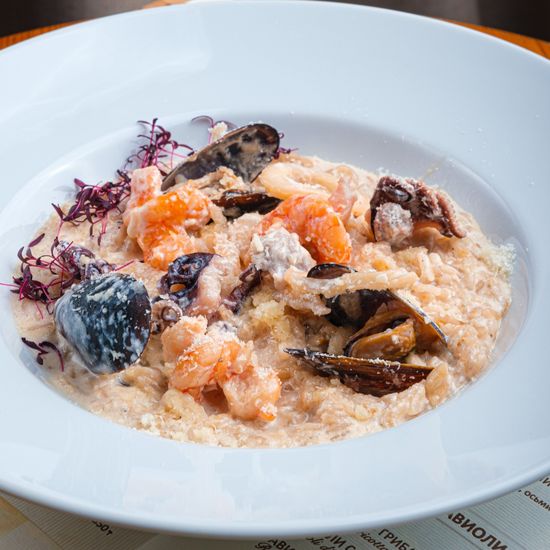 Ризотто с морепродуктами